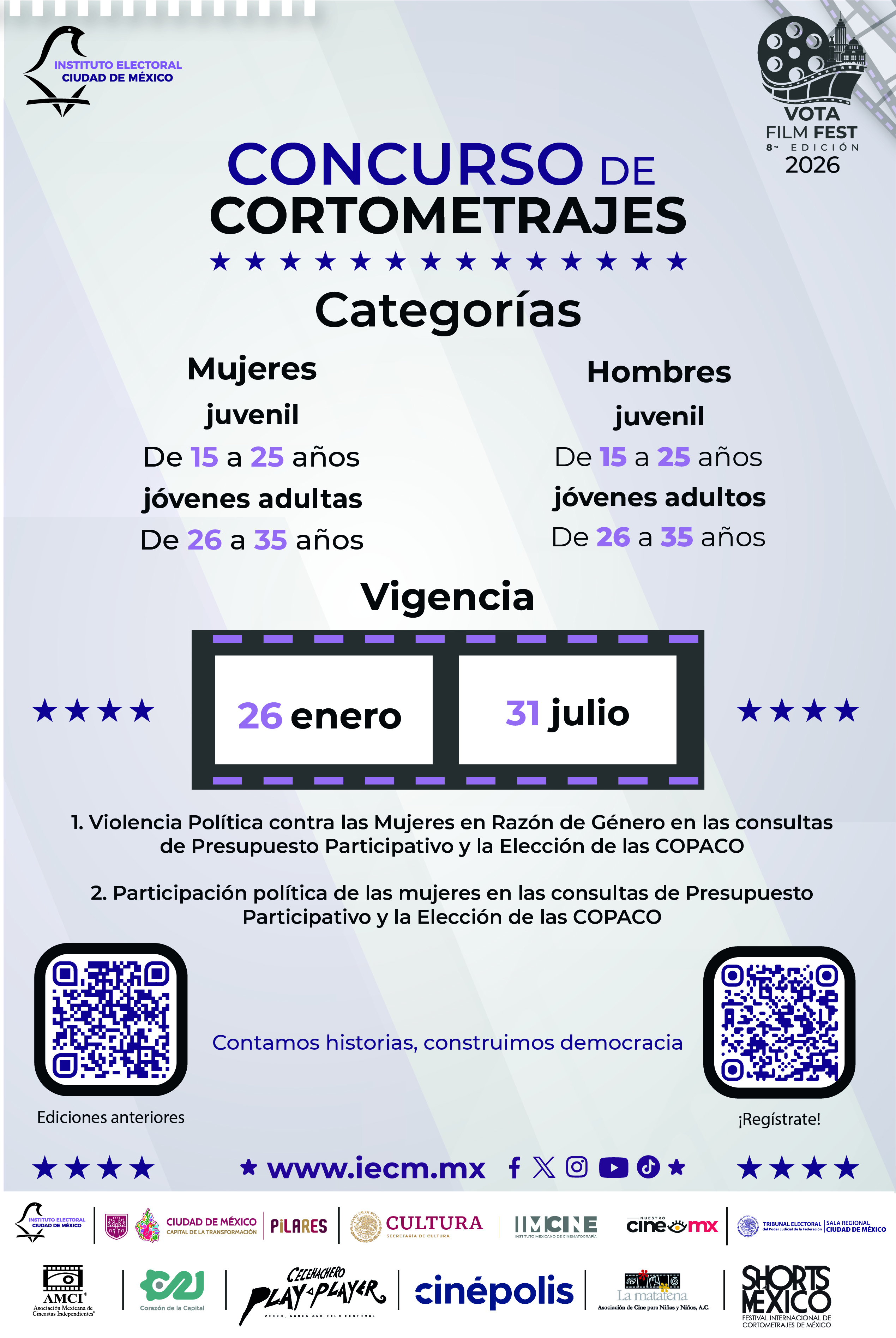 Convocatoria Votafilmfest